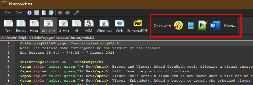 FileVoyager 25.8.7 Released ! New Features, Enhancements & Fixes
