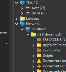 New: UNC Paths in Treeview